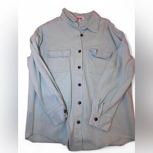 Peach Love California Mint Green Collared Shirt